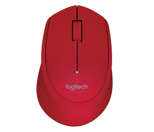 Mouse M280 Wireless Logitech Negro Rojo Azul