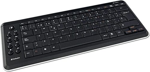 Teclado delgado multimedia Verbatim inalambrico 98110