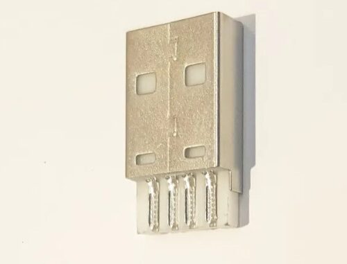 Conector Usb Macho Tipo A Para Soldar 4 contactos